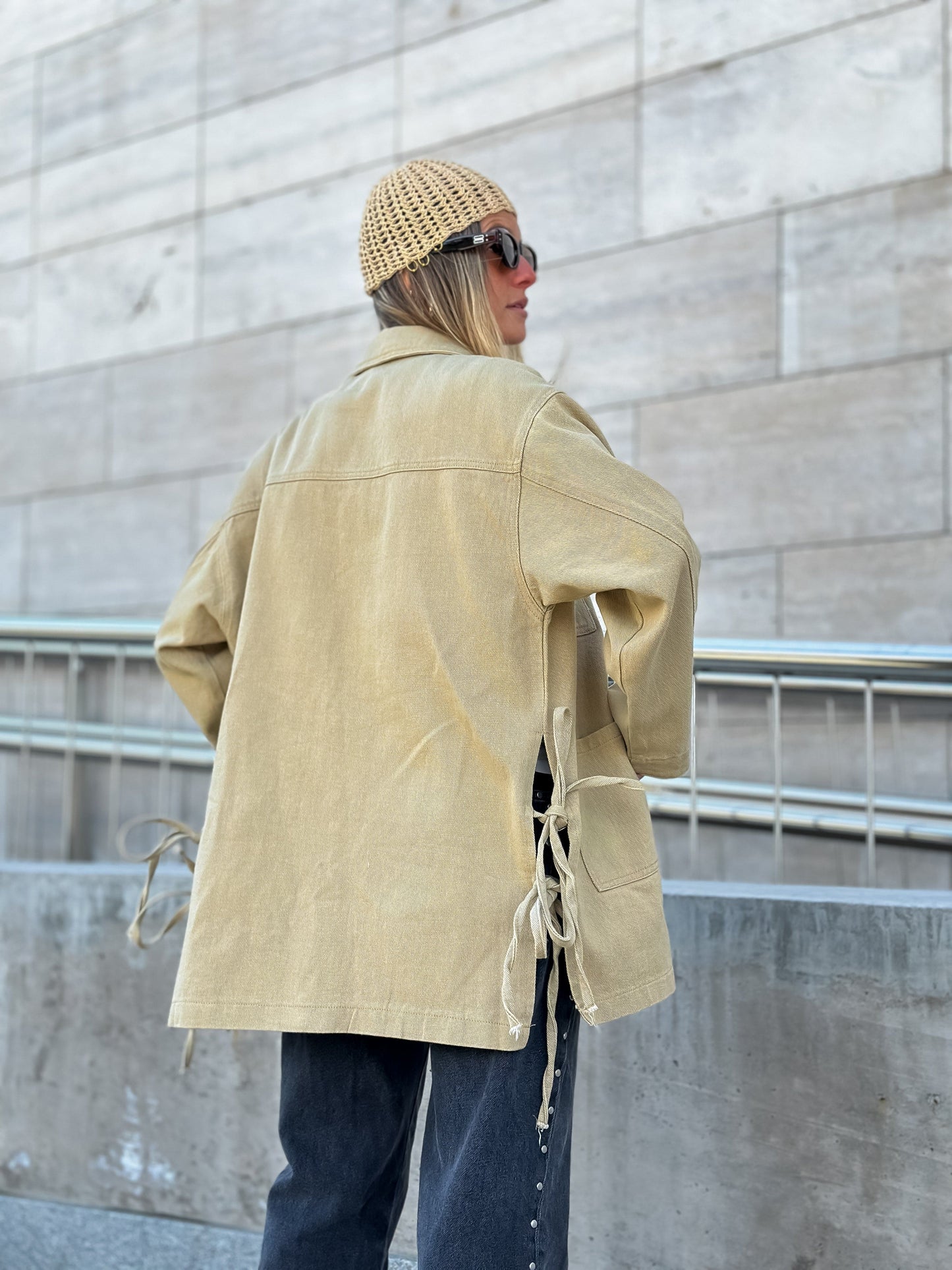 Denim Jacket Beige