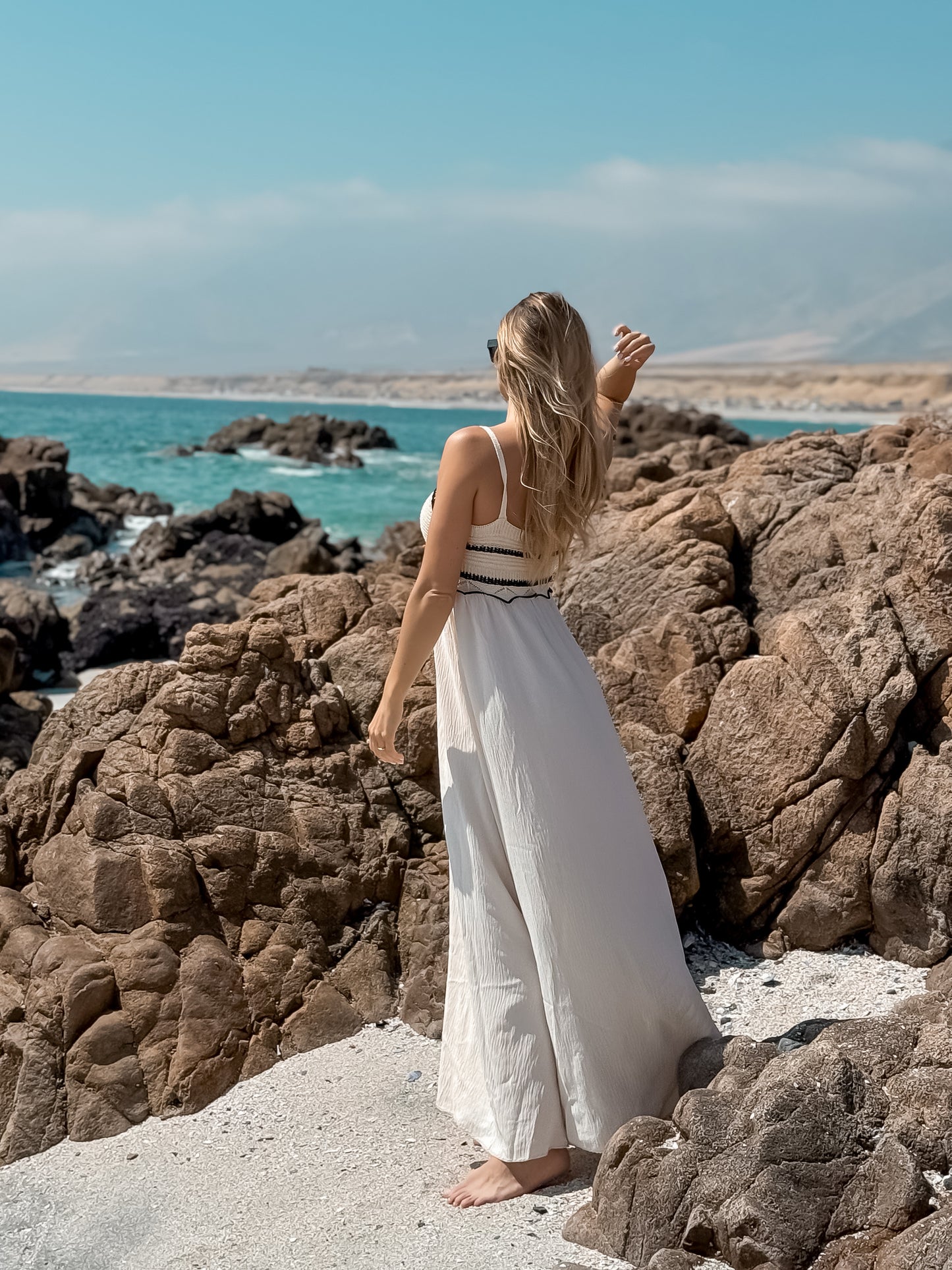 Vestido Boho Beige
