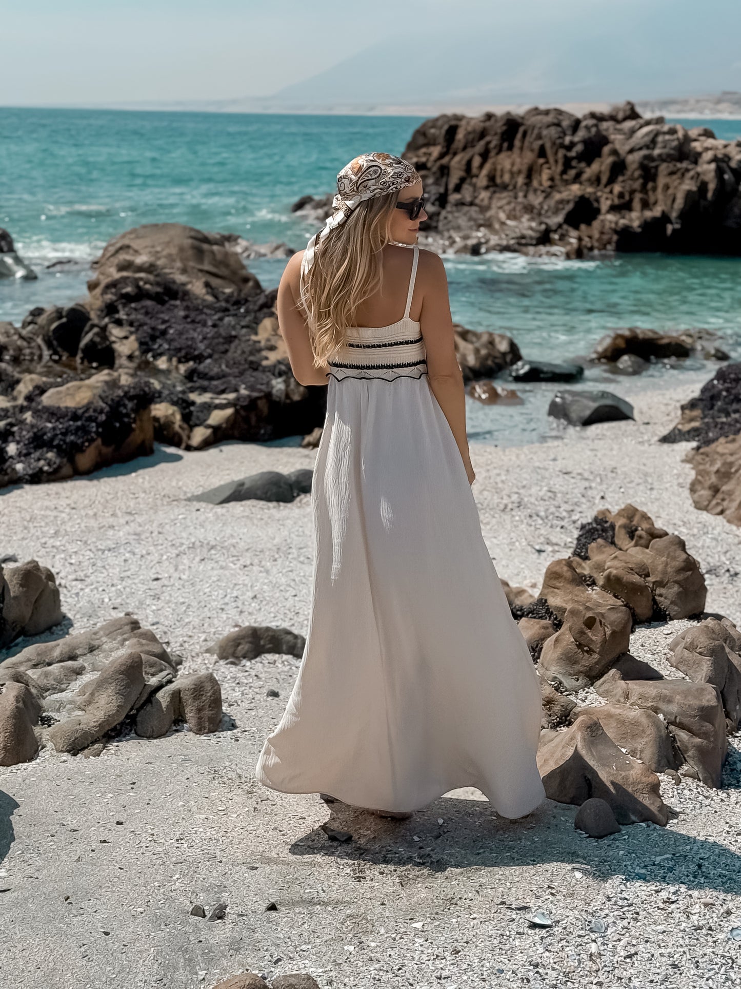 Vestido Boho Beige