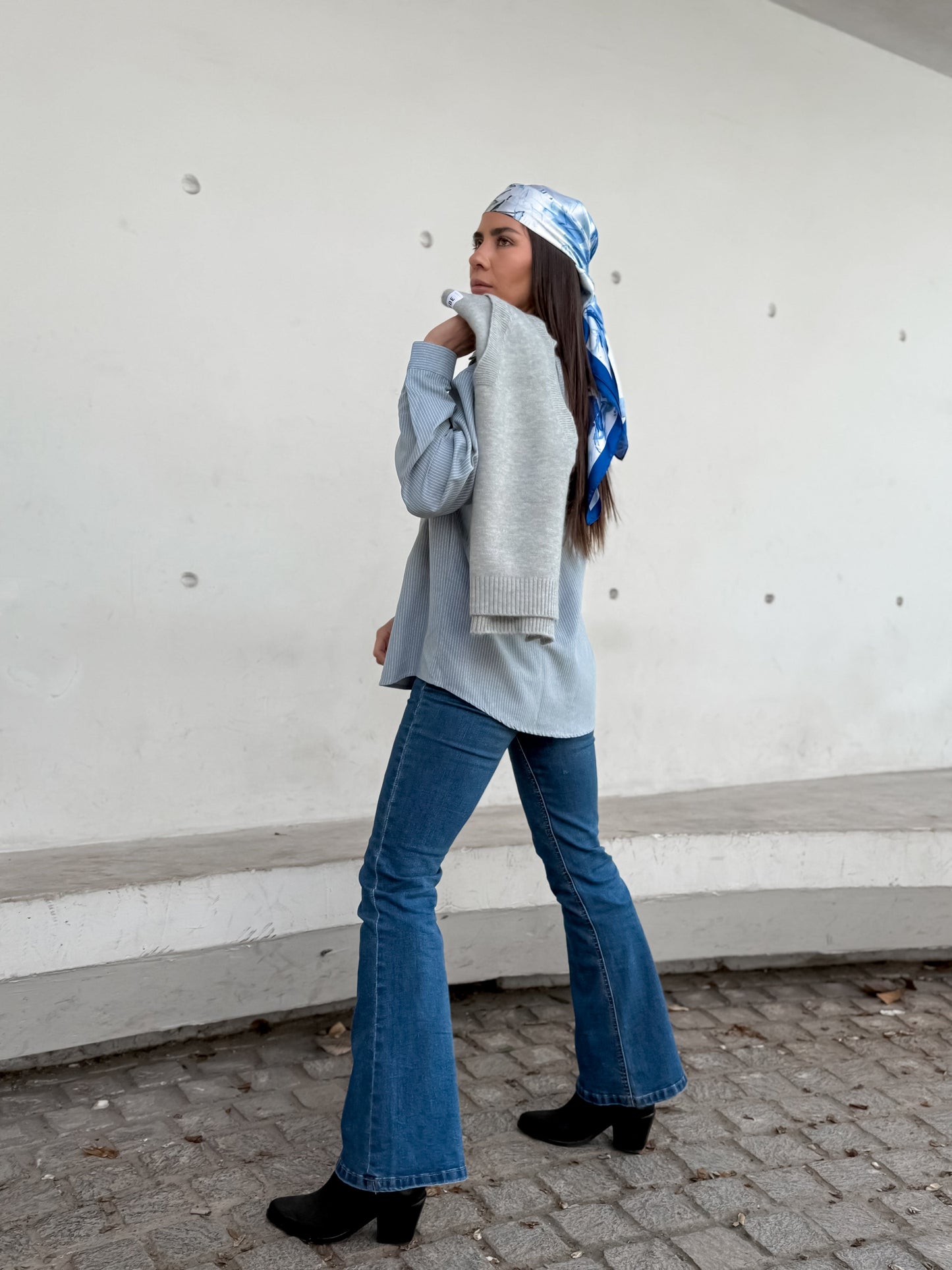 Duo Baby Blue (Camisa +Chaleco)