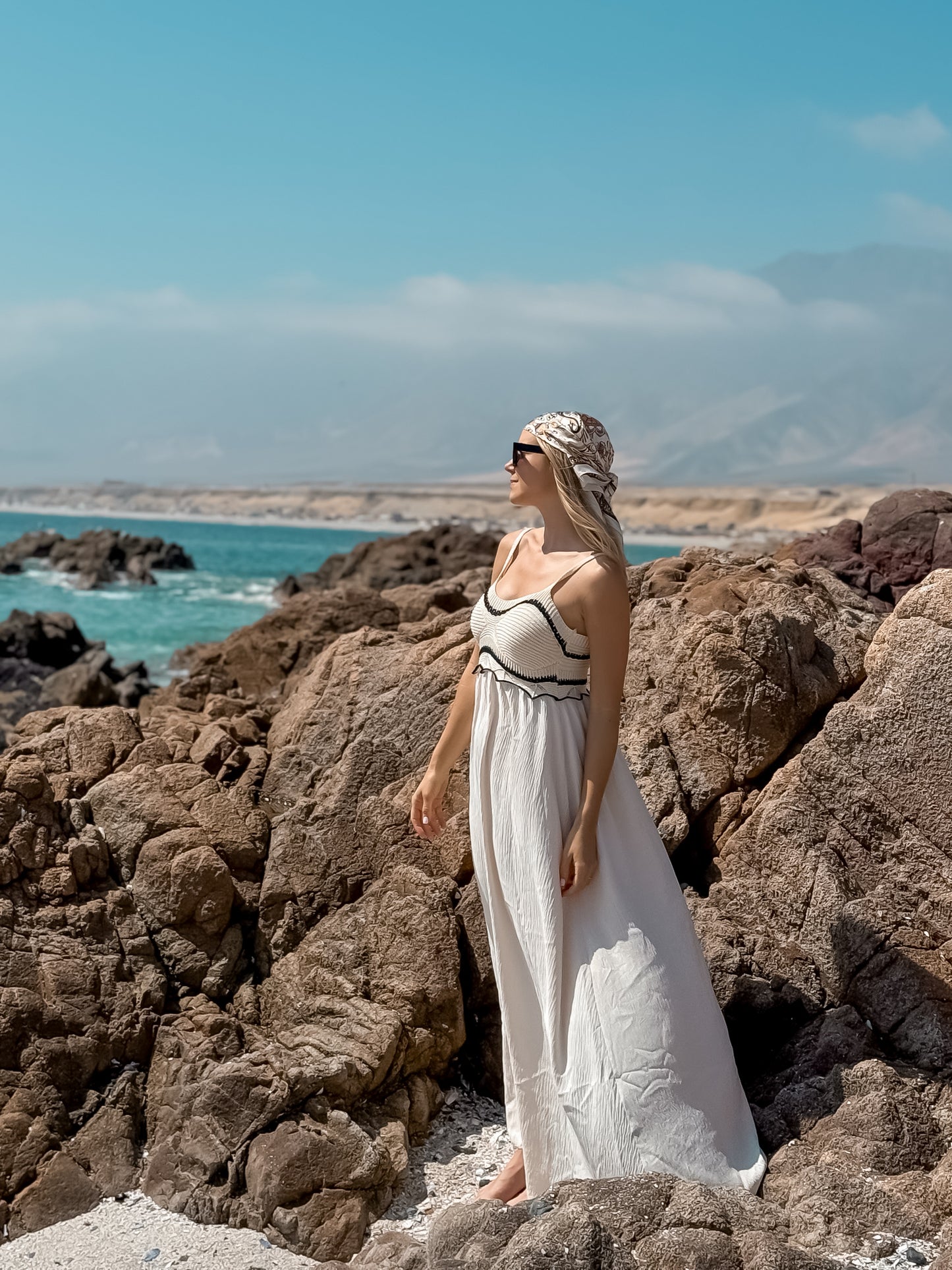 Vestido Boho Beige
