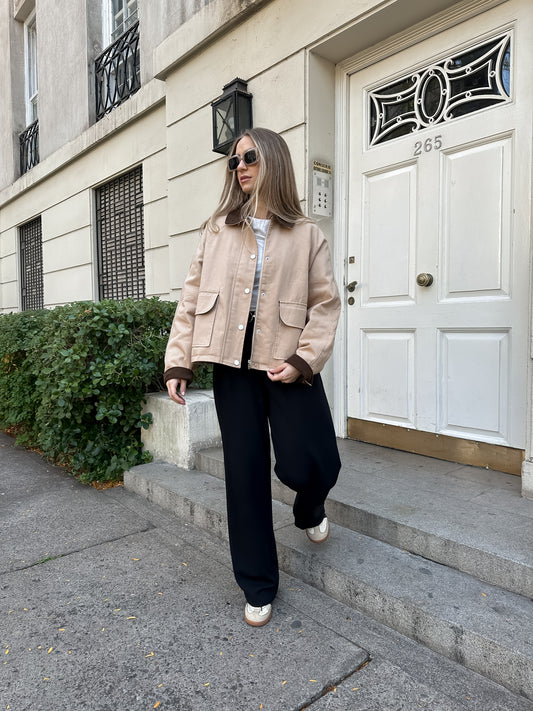 Barbour Gabardina Beige
