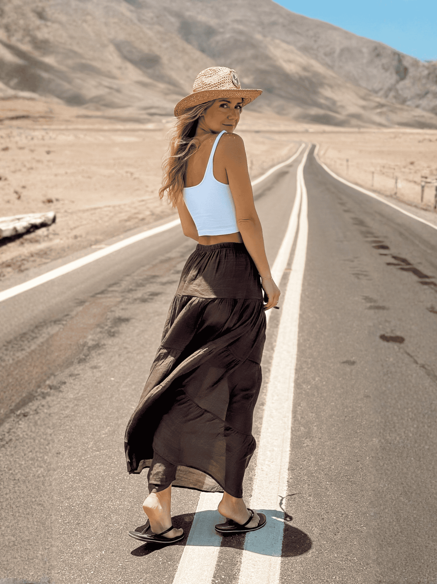 Falda Linette Brownie