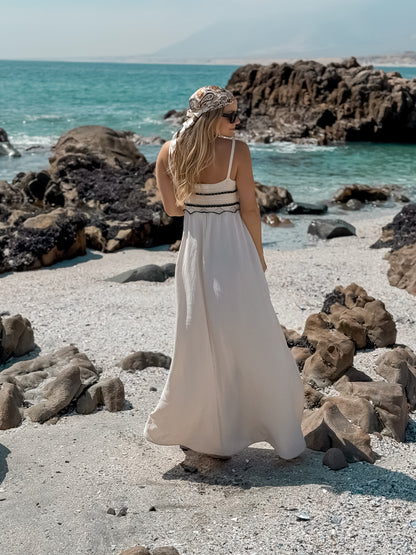 Vestido Boho Beige