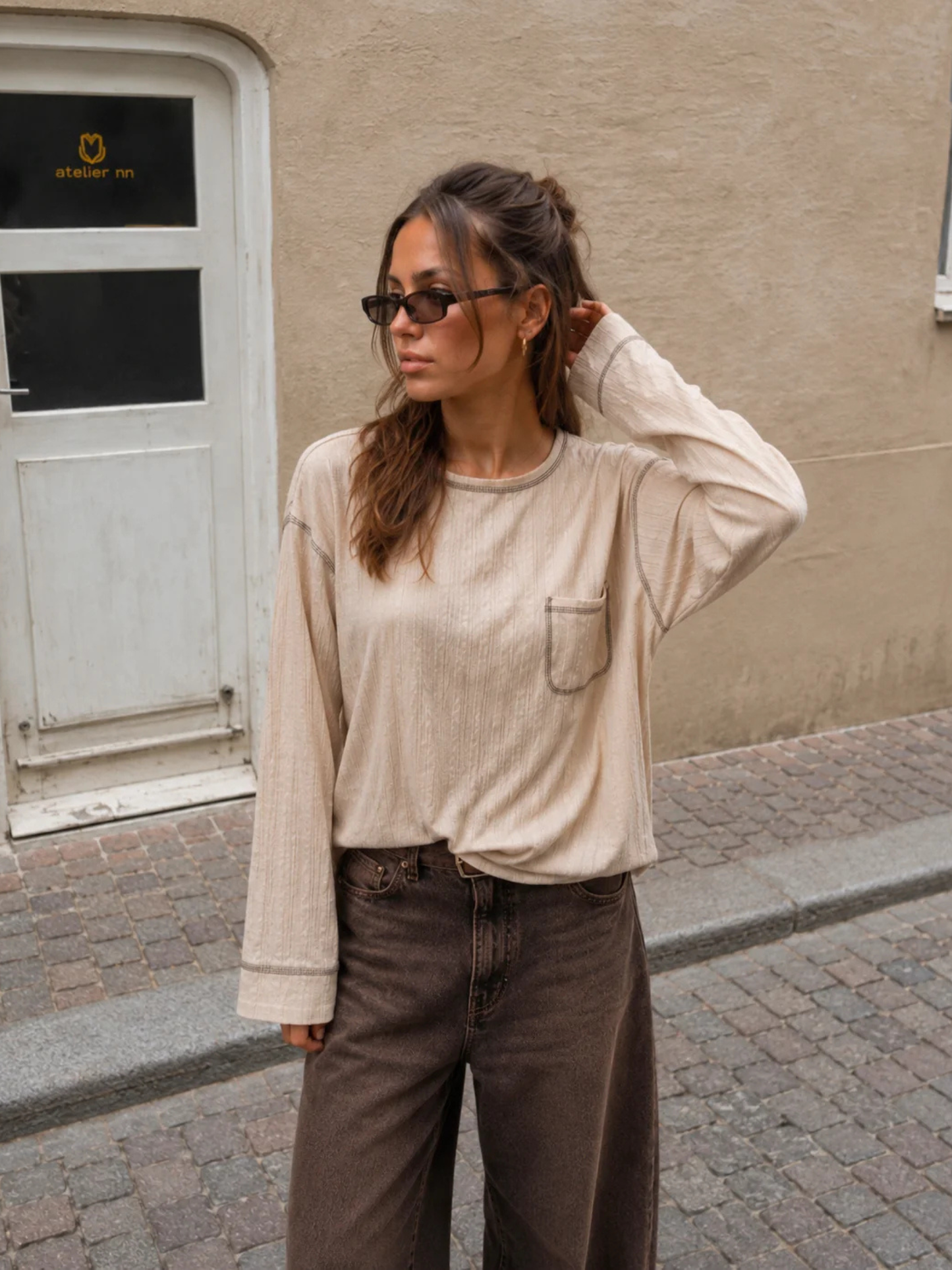 Chaleco Leny Beige