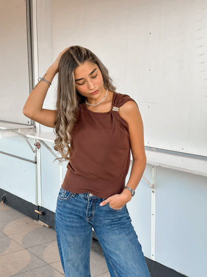 Top Knit Brownie