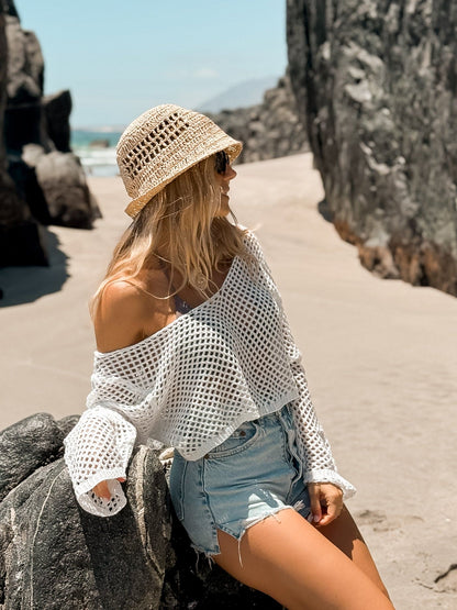 Chaleco Calado Blanco