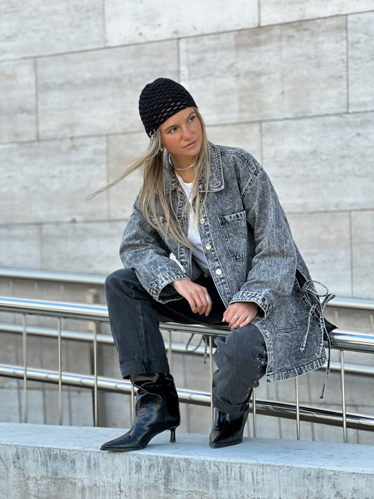 Denim Jacket Negra