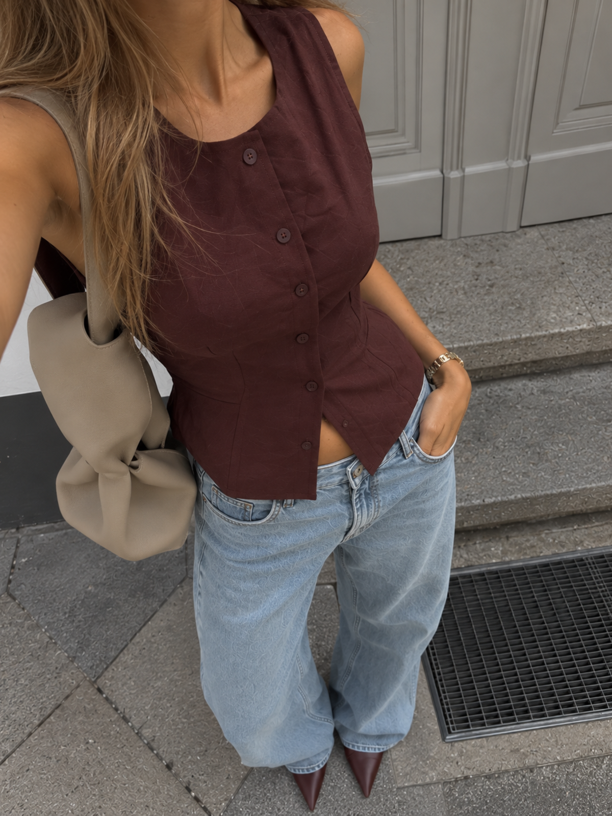 Top Linen Borgoña