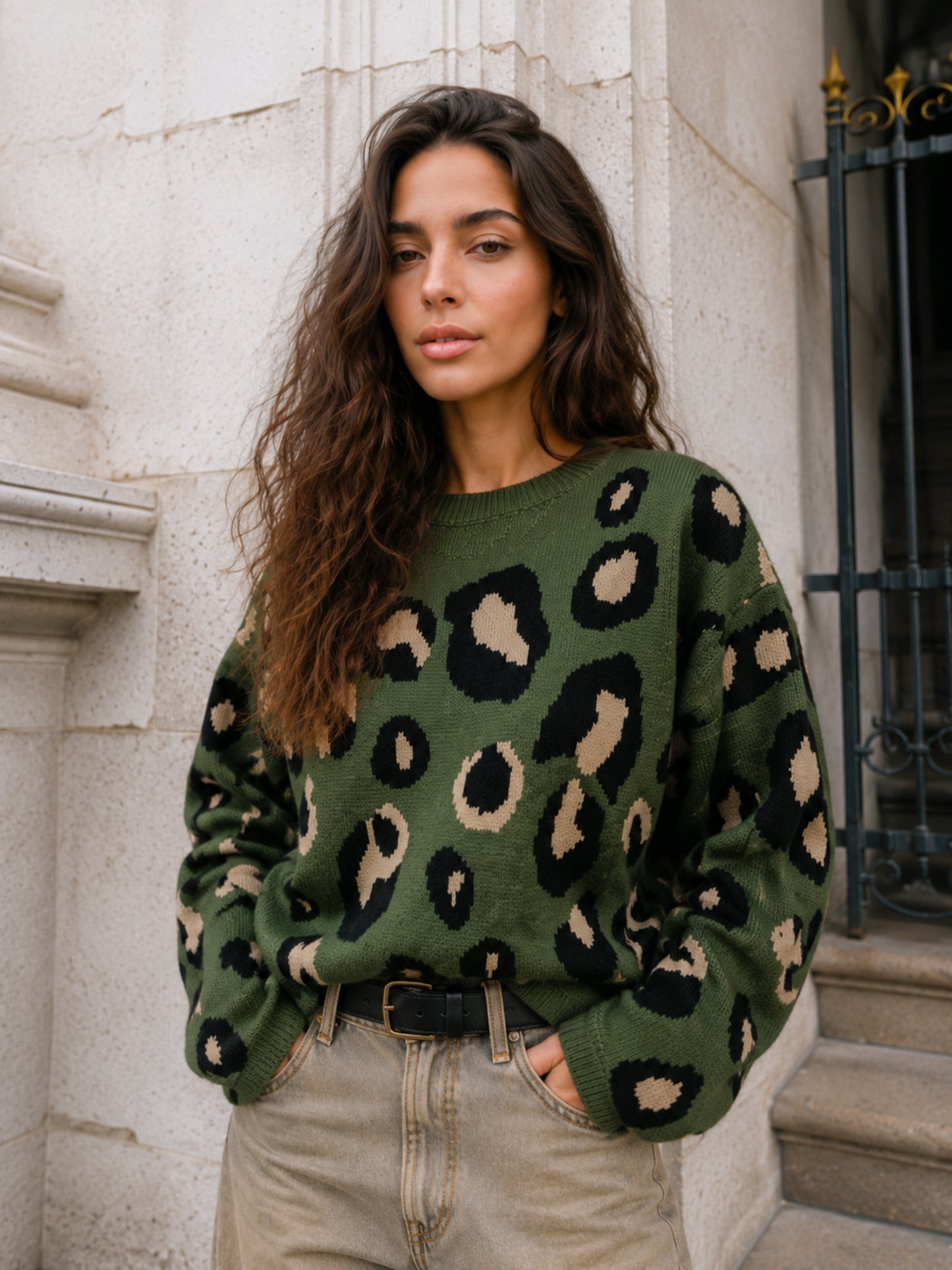 Sweater Print Verde