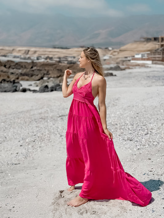 Vestido Mallorca Fucsia