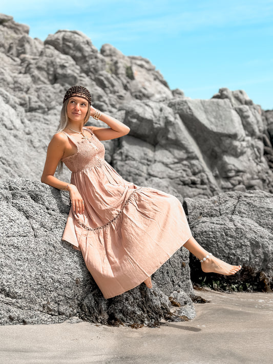 Vestido Beach Latte