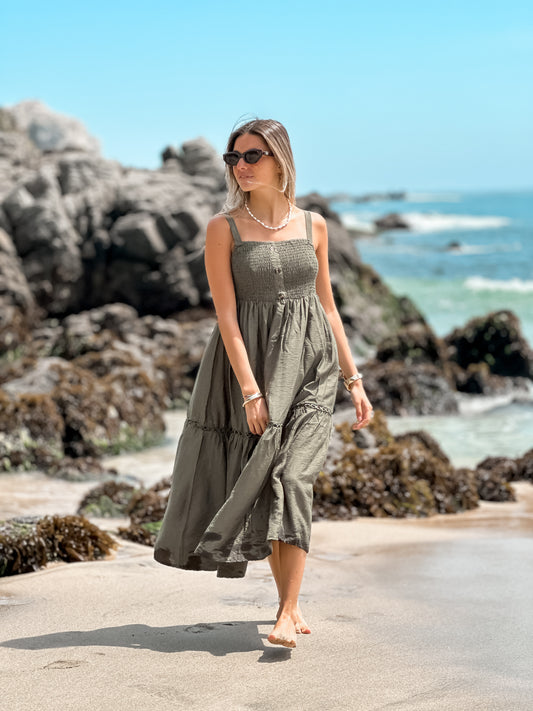 Vestido Beach Pistacho