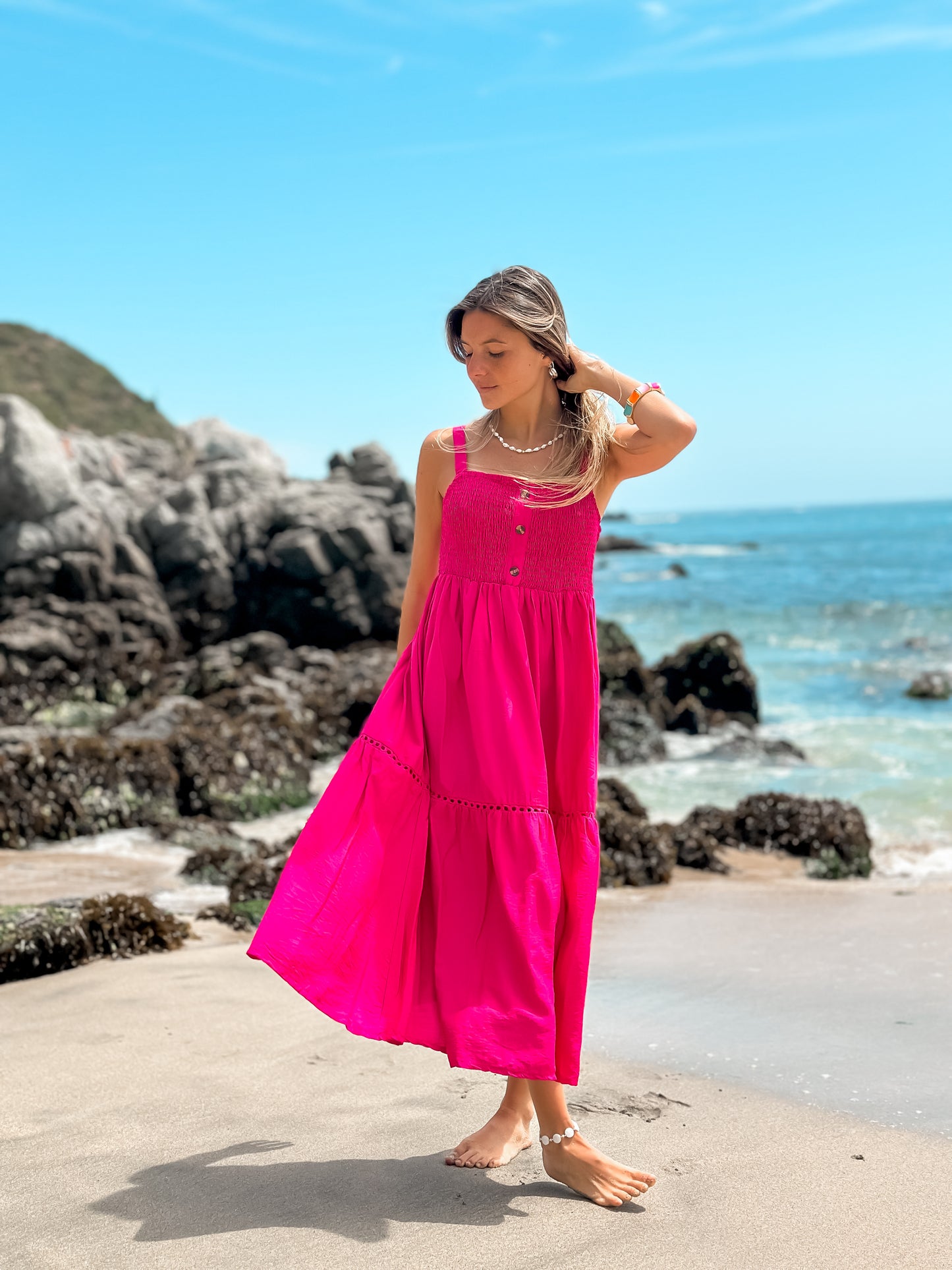 Vestido Beach Fucsia