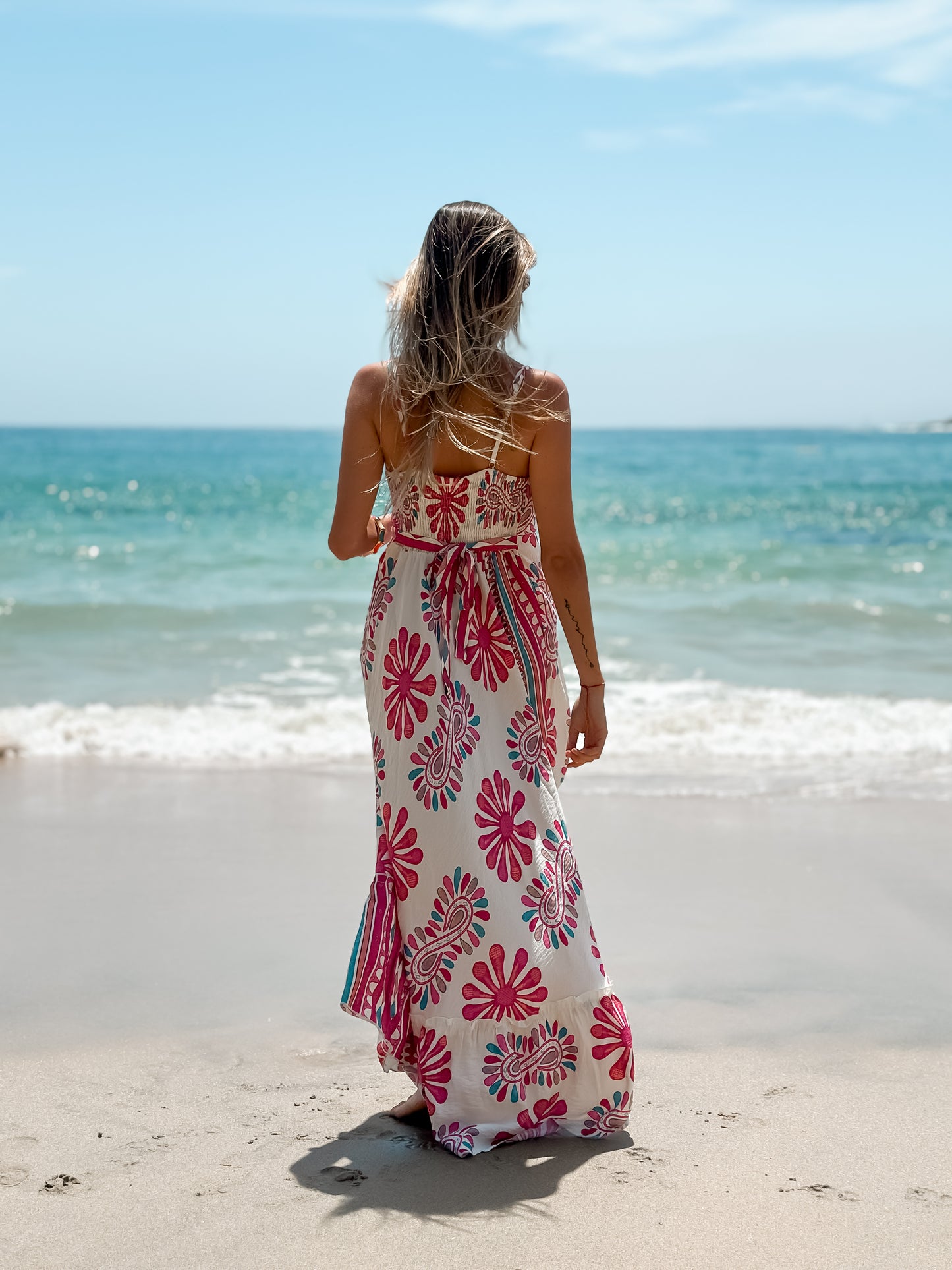 Vestido Positano Fucsia