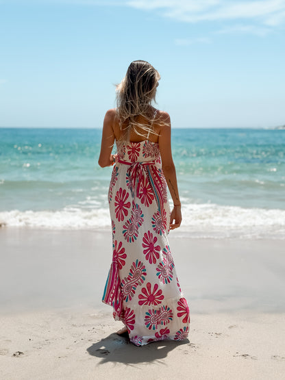 Vestido Positano Fucsia