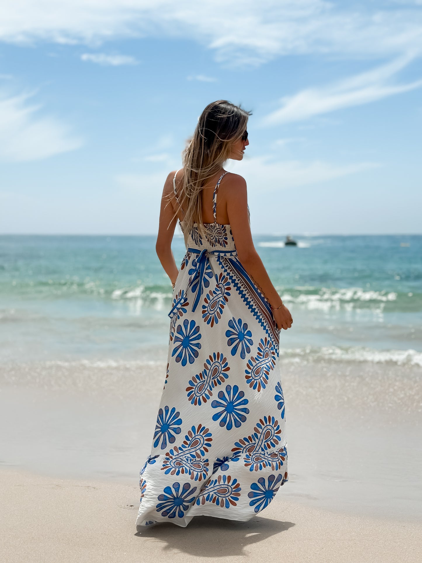Vestido Positano Azul