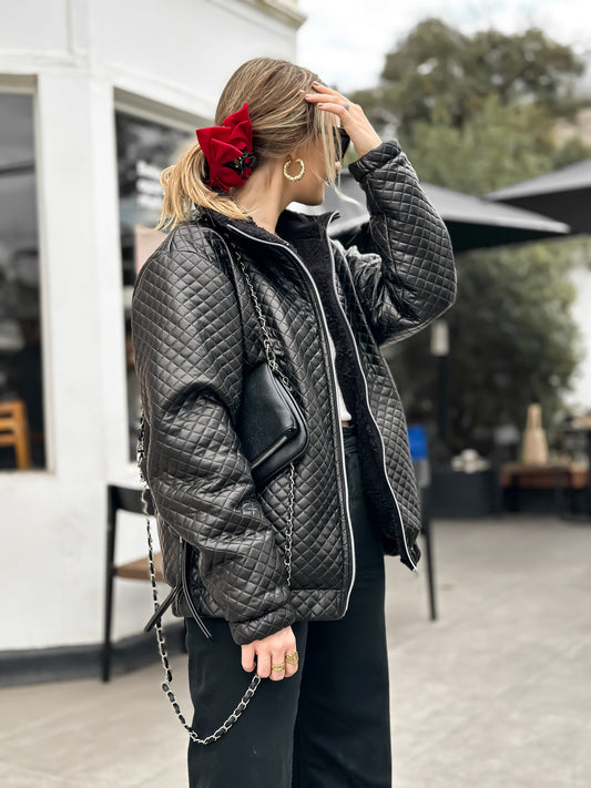 Chaqueta Legövde Negra (A Pedido)