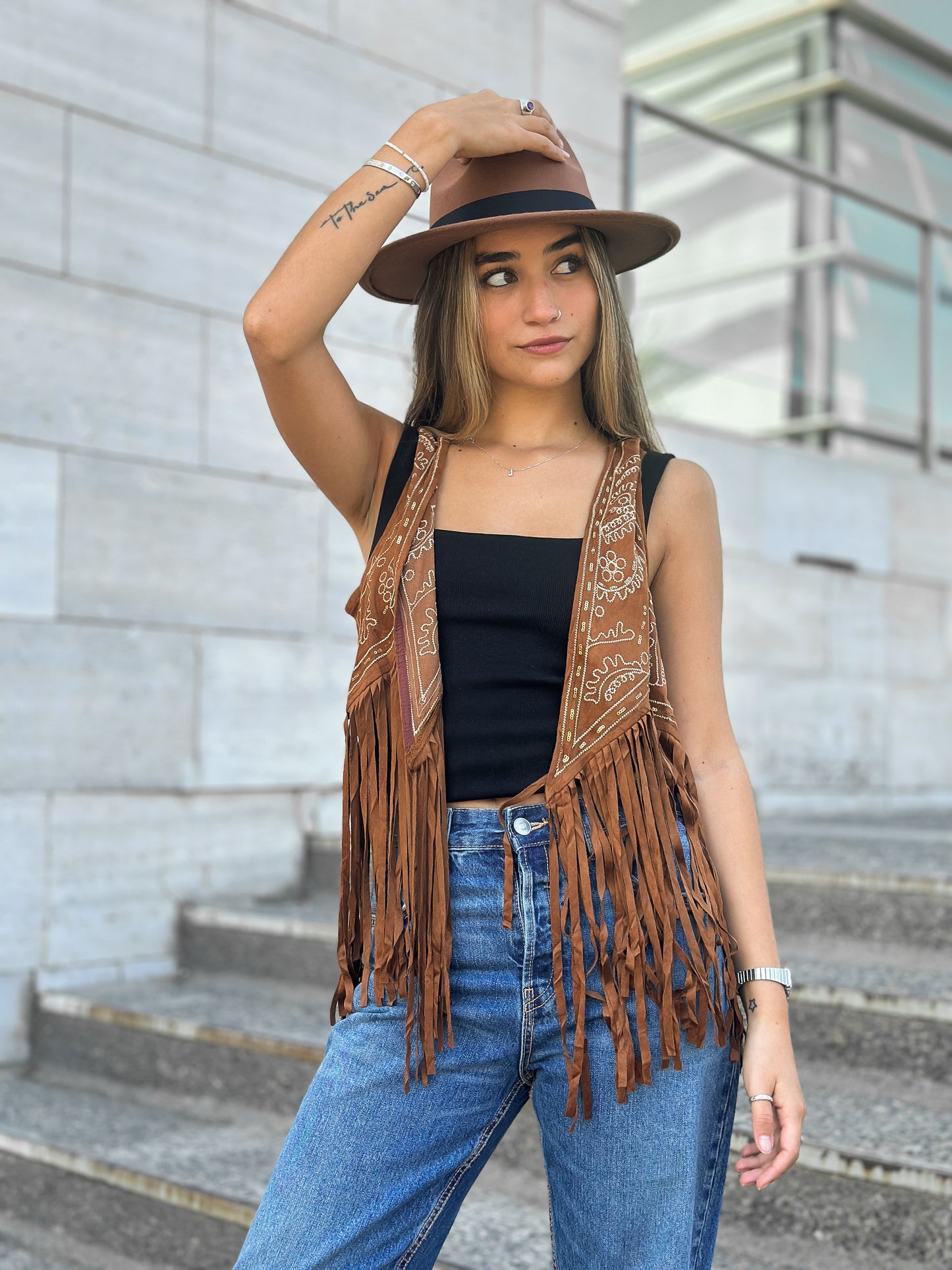Vest Boho Chic Flecos