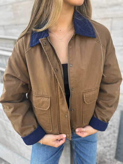 Barbour Jacket Camel