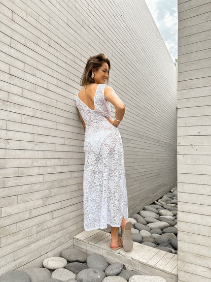 Vestido Encaje Blanco