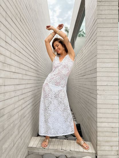 Vestido Encaje Blanco